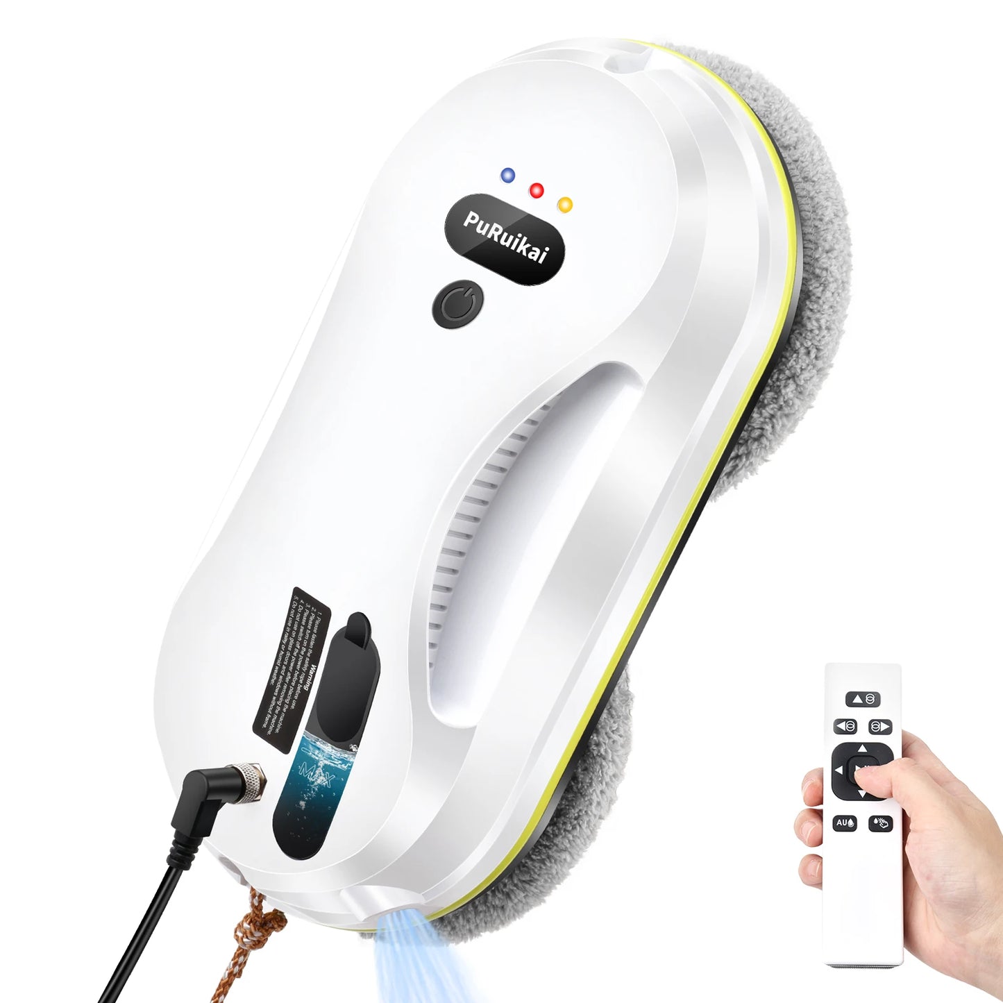 Household window automatic water spray cleaning robot vacuum cleaner