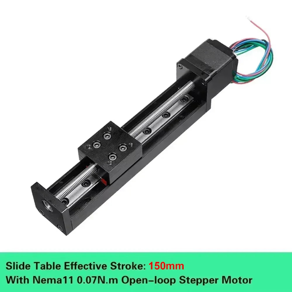 Axis Motorized Slide Table T-type Linear Guide Rail