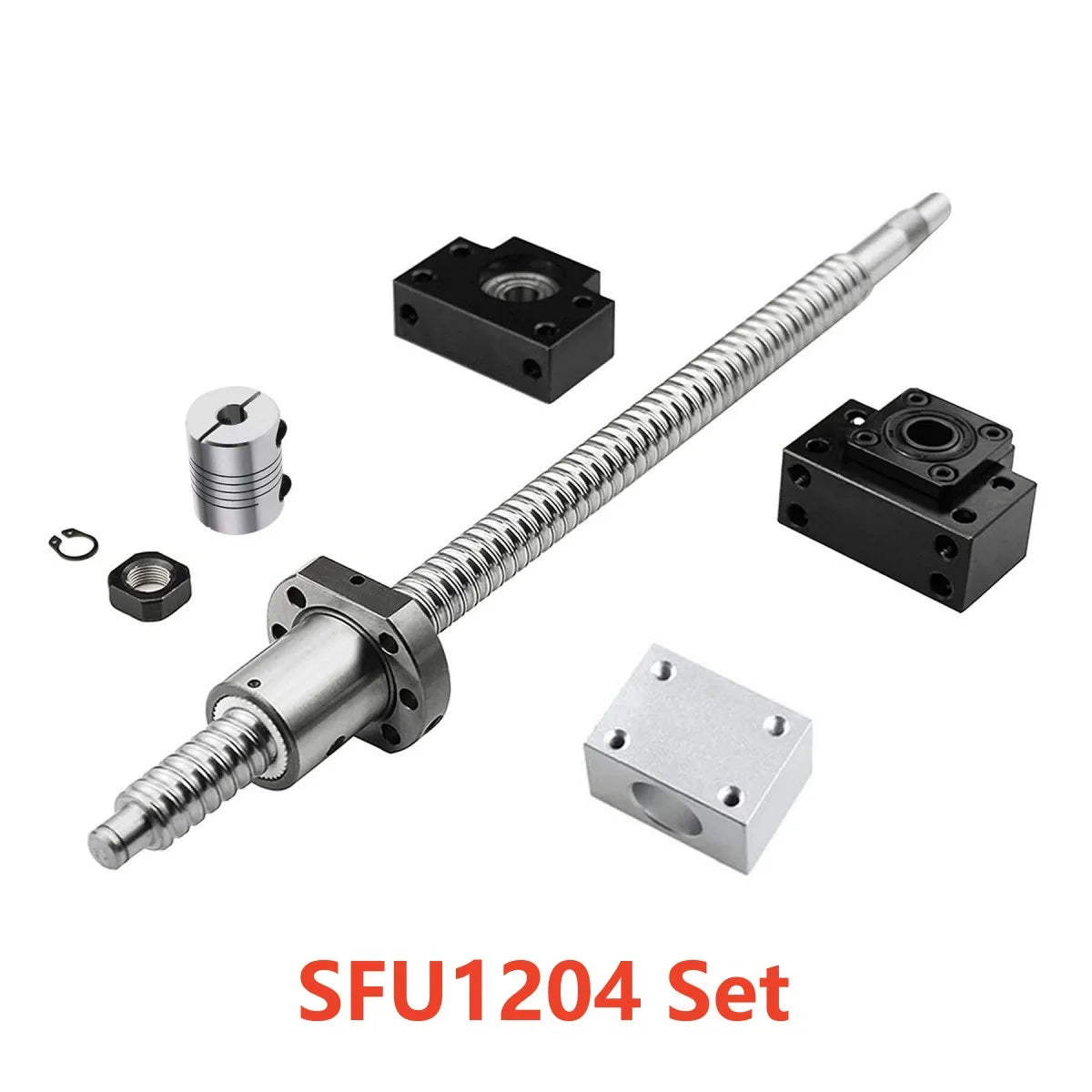 SFU1204 ballscrew / SFU1204 Set 200mm-1500mm C7 End Machined