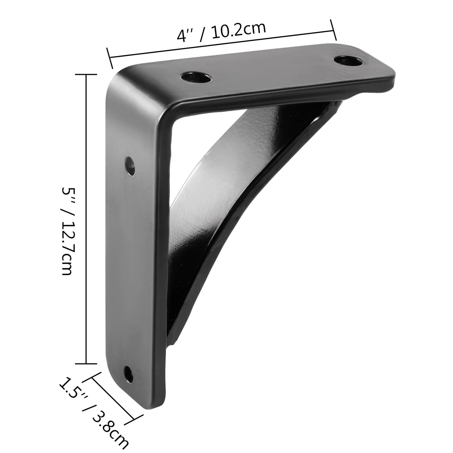 VEVOR 2 Pack  Heavy Duty Shelf Brackets Floating Shelf Bracket