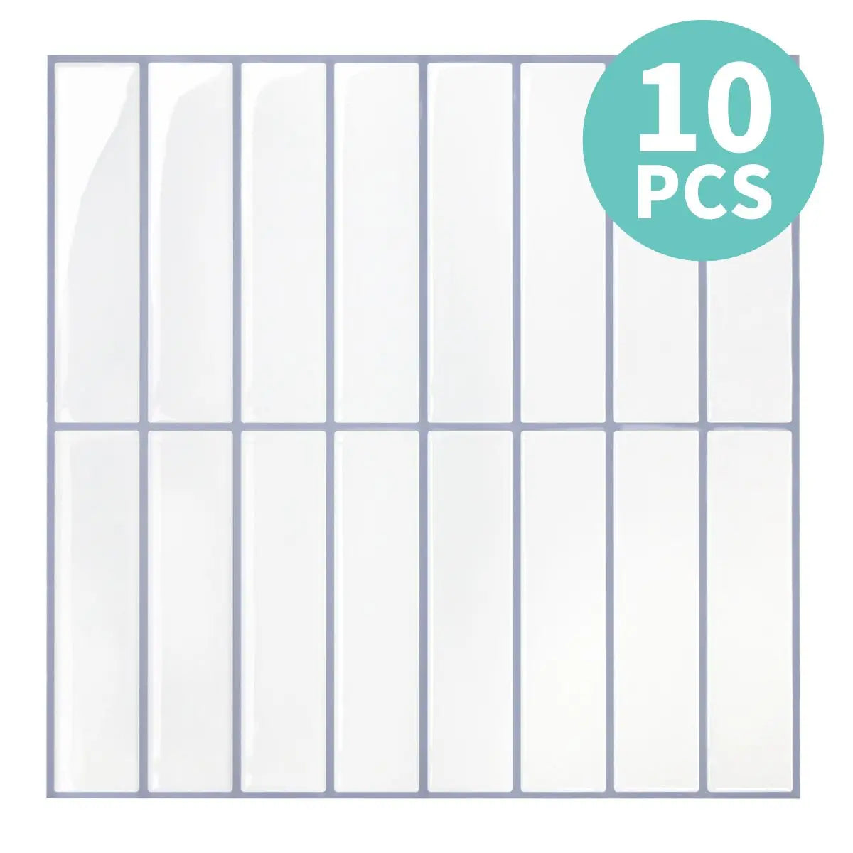 12"x 12" 10 pcs, Vinyl Self-adhesive Tile Stickers