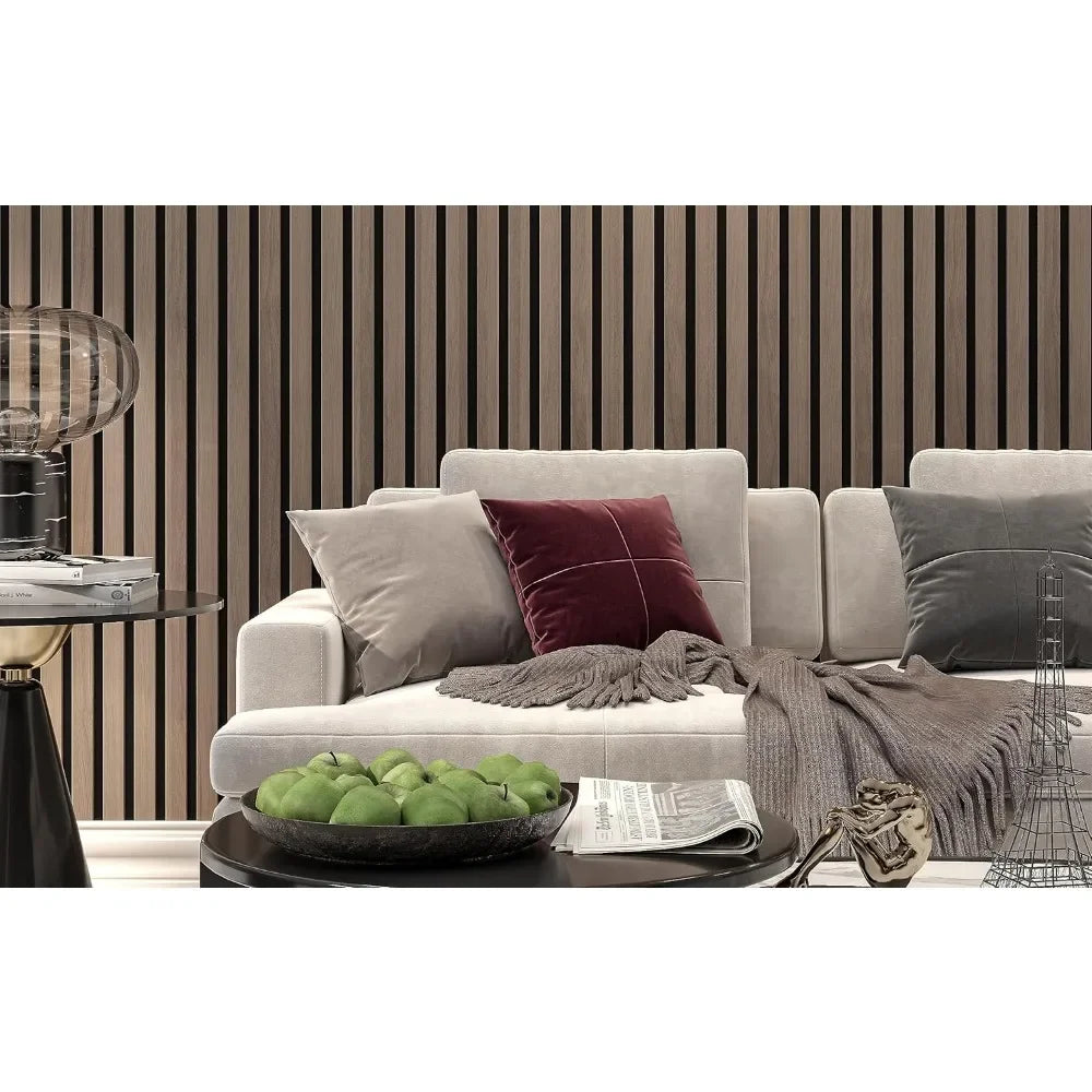 2 Pack -  W Soundproof Acoustic Wood Wall Panels
