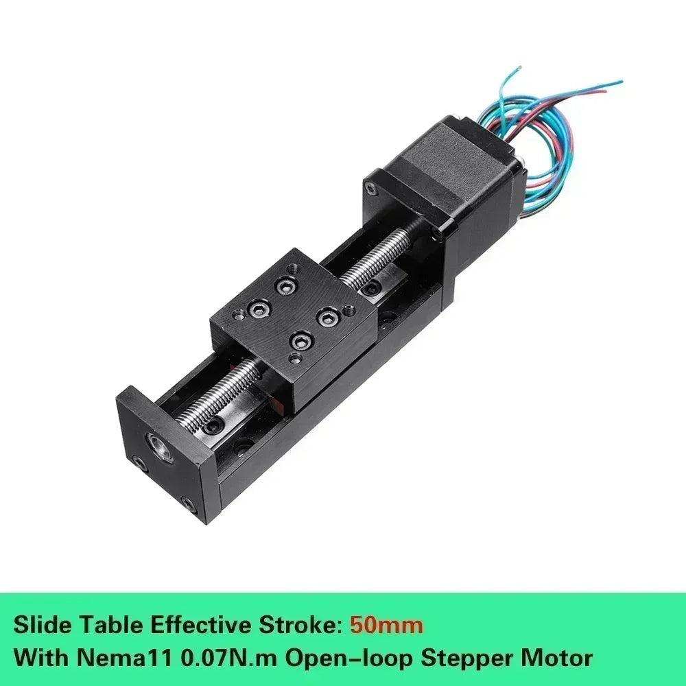 Axis Motorized Slide Table T-type Linear Guide Rail