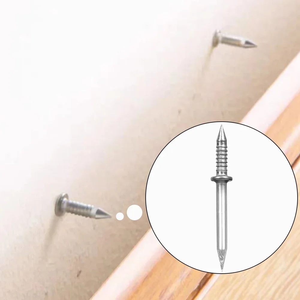 300-10pcs Double Head Nails Anti-Rust Double-Head Seamless Thread Nail