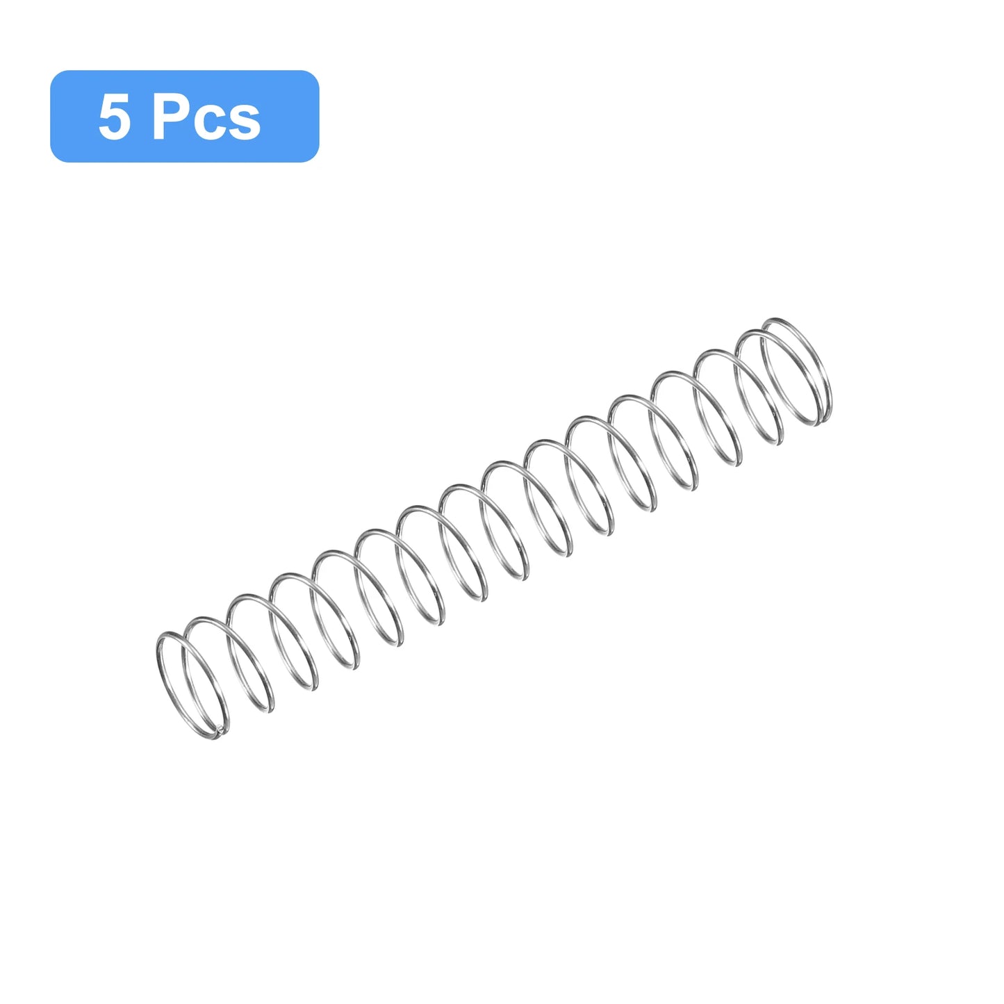 5Pcs Compression Spring, 304 Stainless Steel
