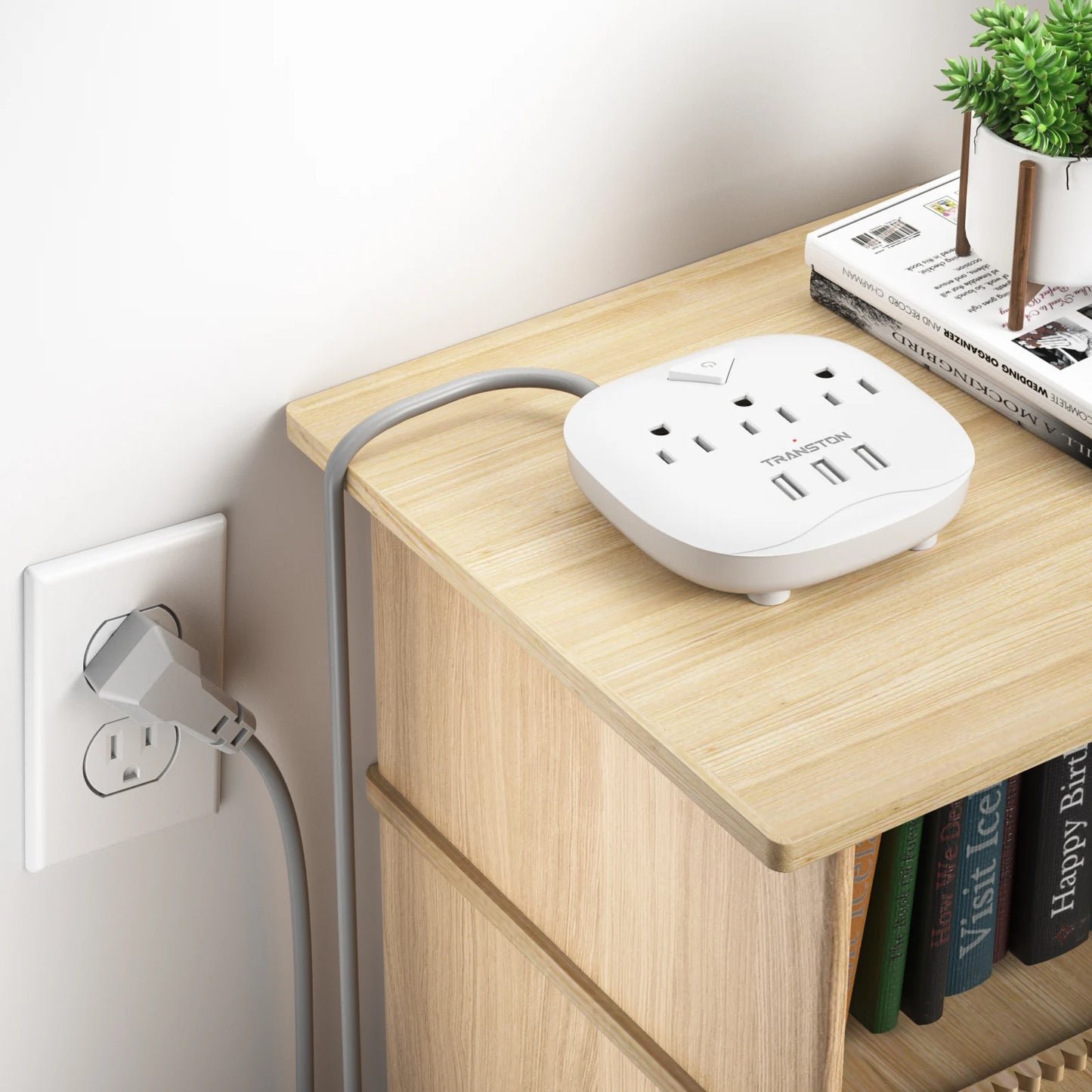 power strip   with switch, 3power strip  , 3 USB Ports
