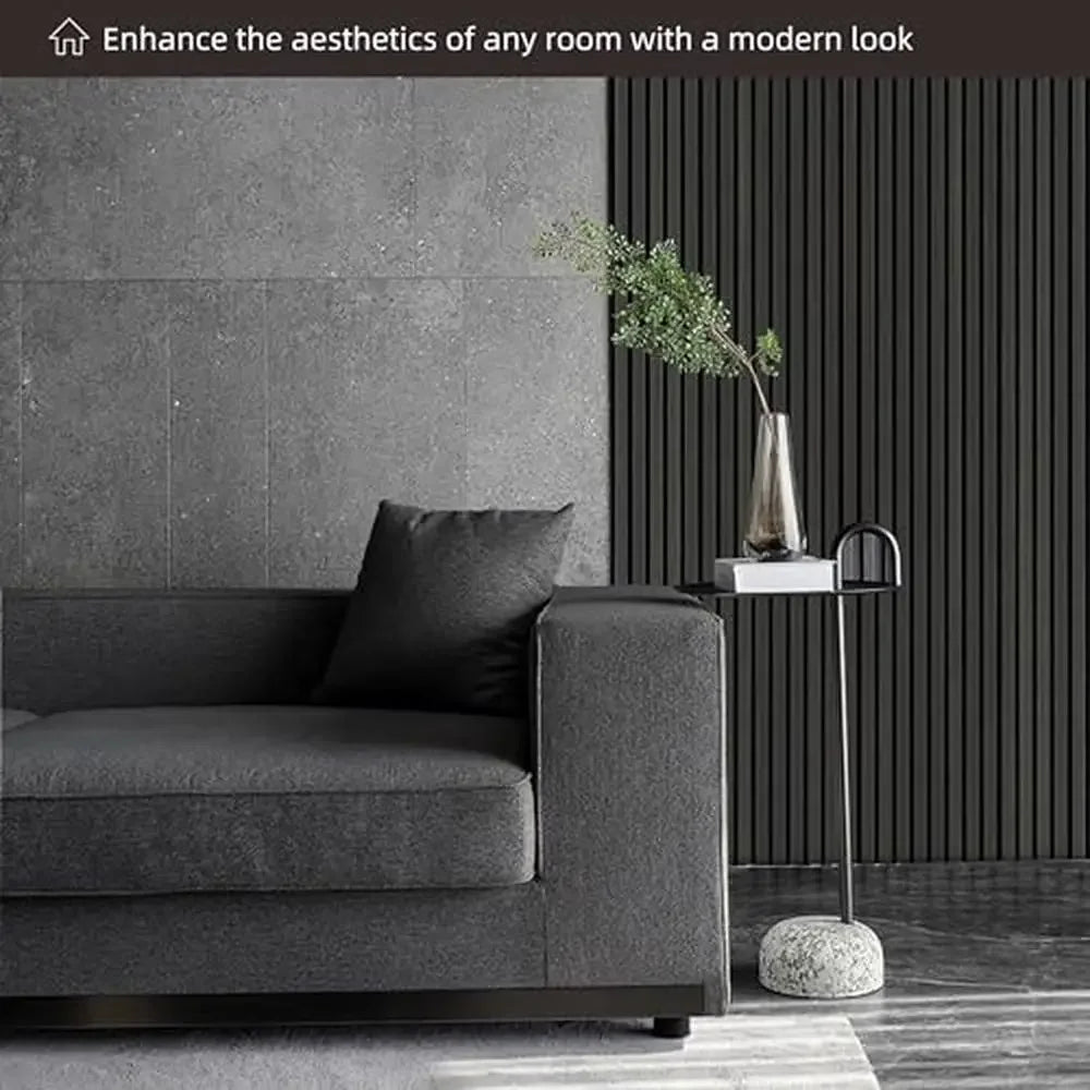 Modern Wood Wall Panels 3D Fluted Design Noise Reduction