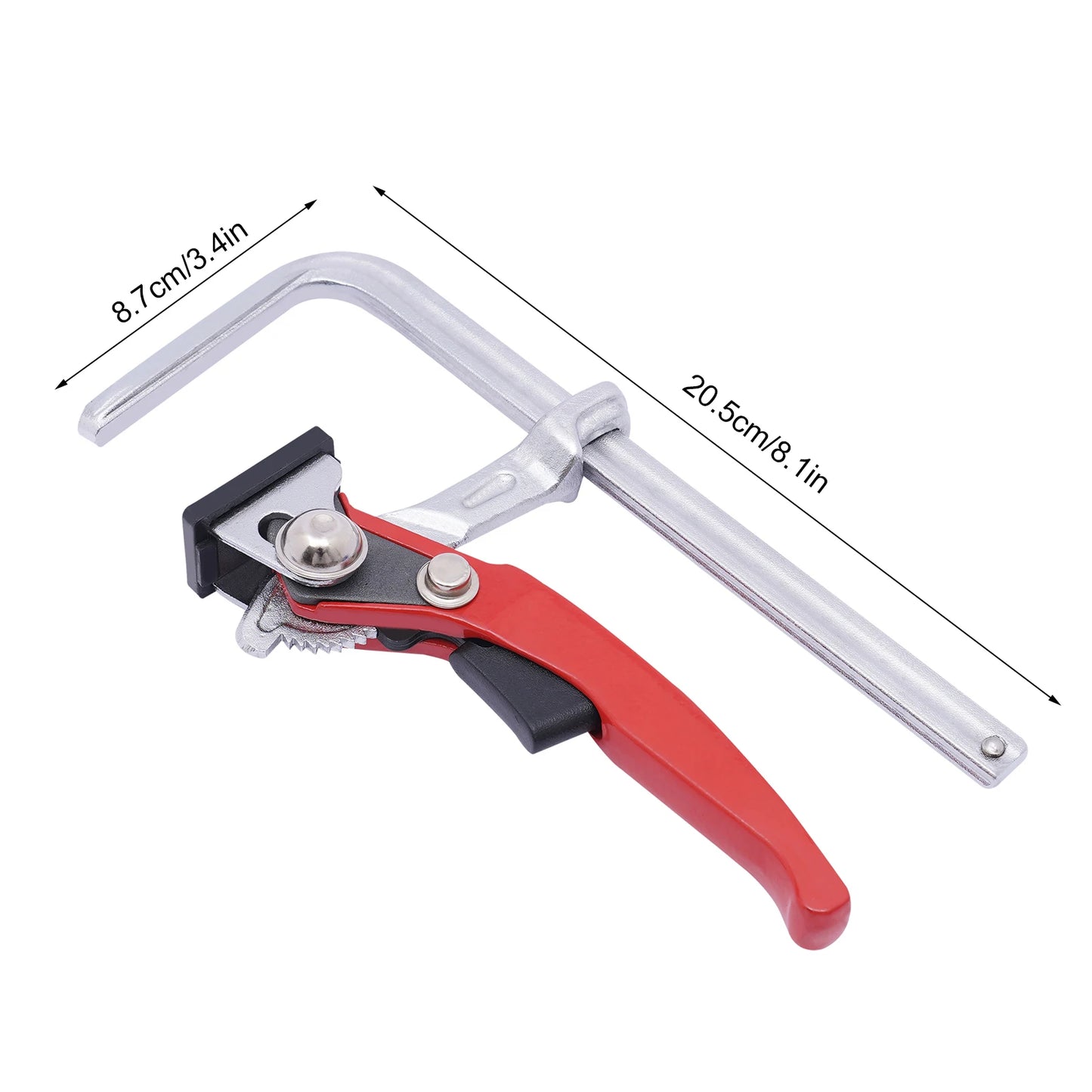 2PCS 40CR Quick Ratchet Clamps Track Saw Guide