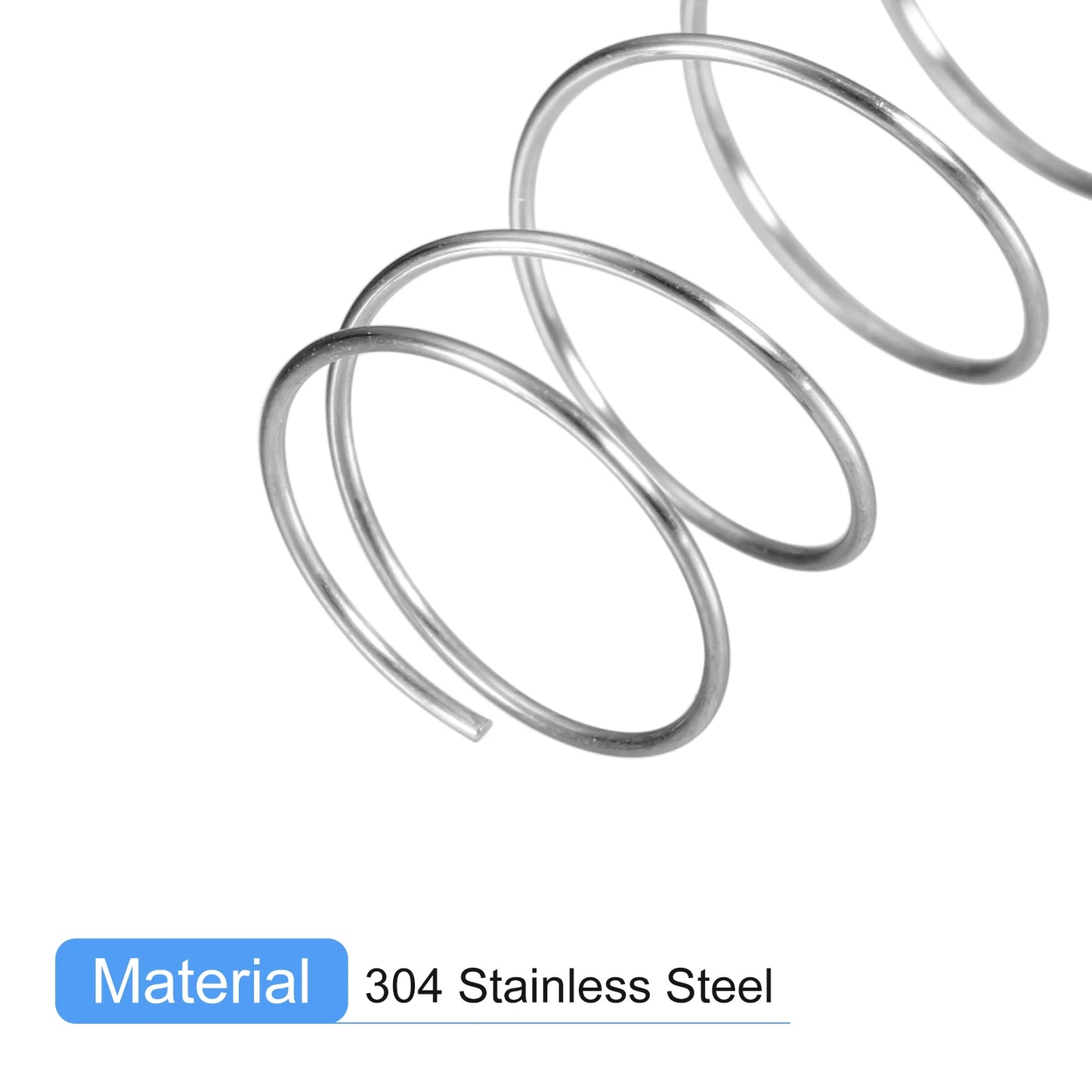 5Pcs Compression Spring, 304 Stainless Steel