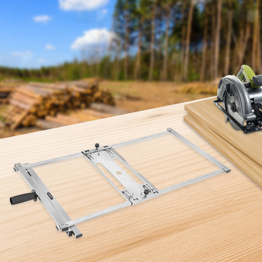 Stainless Steel Circular Saw Edge Guide, Adjustable Cutting Board