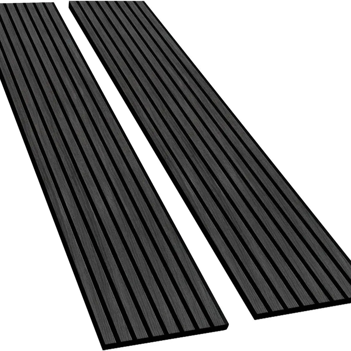 Wood Slat Acoustic Panels 94.5"×12.6" Wall Panels for Interior Wall Decor 3D Wood Slat Wall Panel Fluted Sound Absorbing Panel
