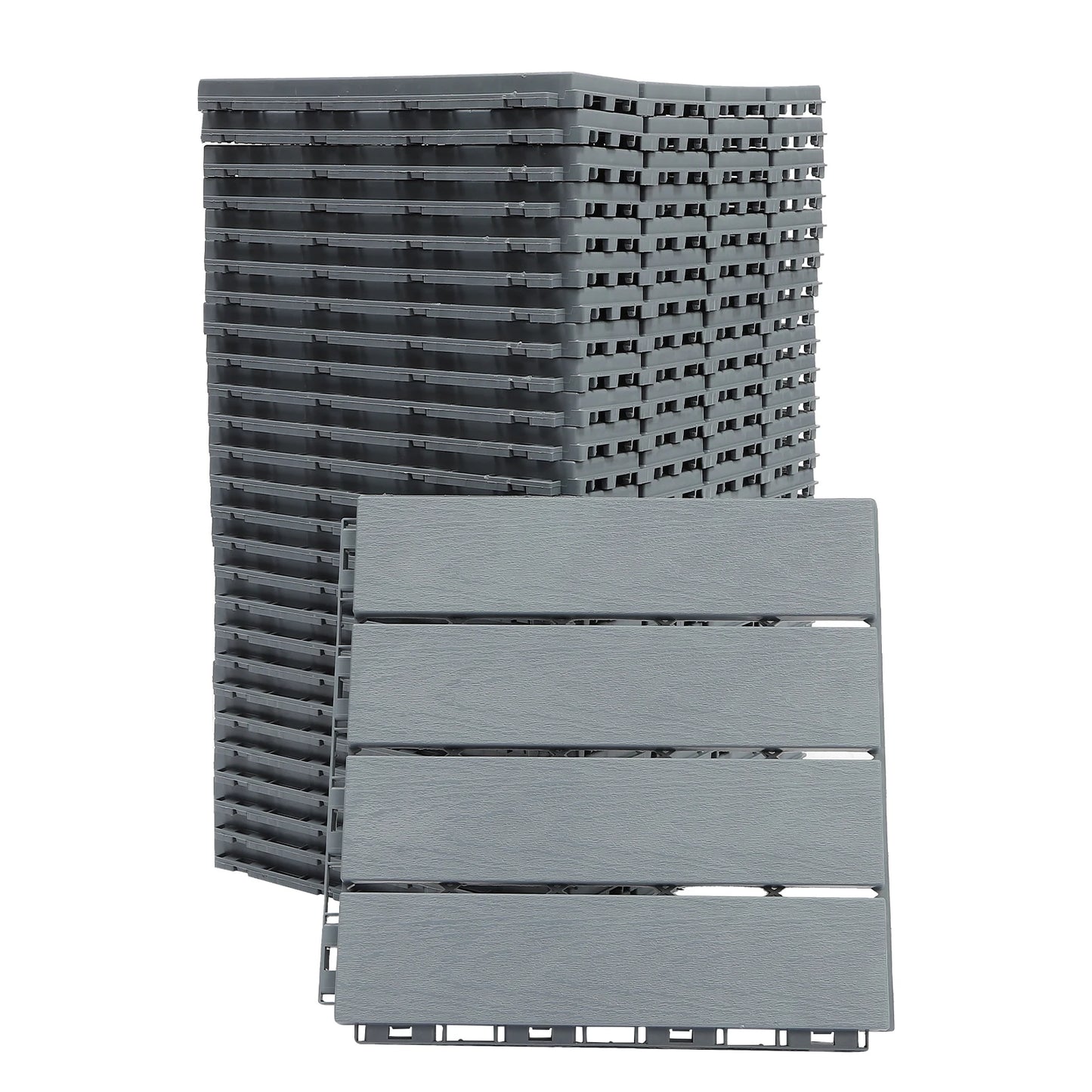 Interlocking Deck Tiles for Outdoor  Waterproof Flooring Anti-Slip