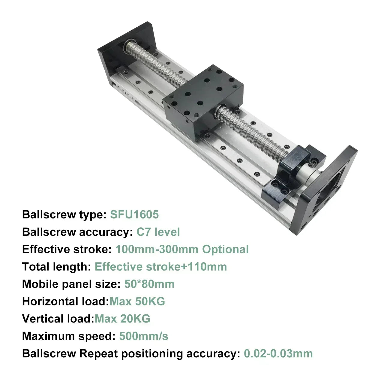 Linear Rail Motor Kit CNC Ball Screw Sliding Table Motor