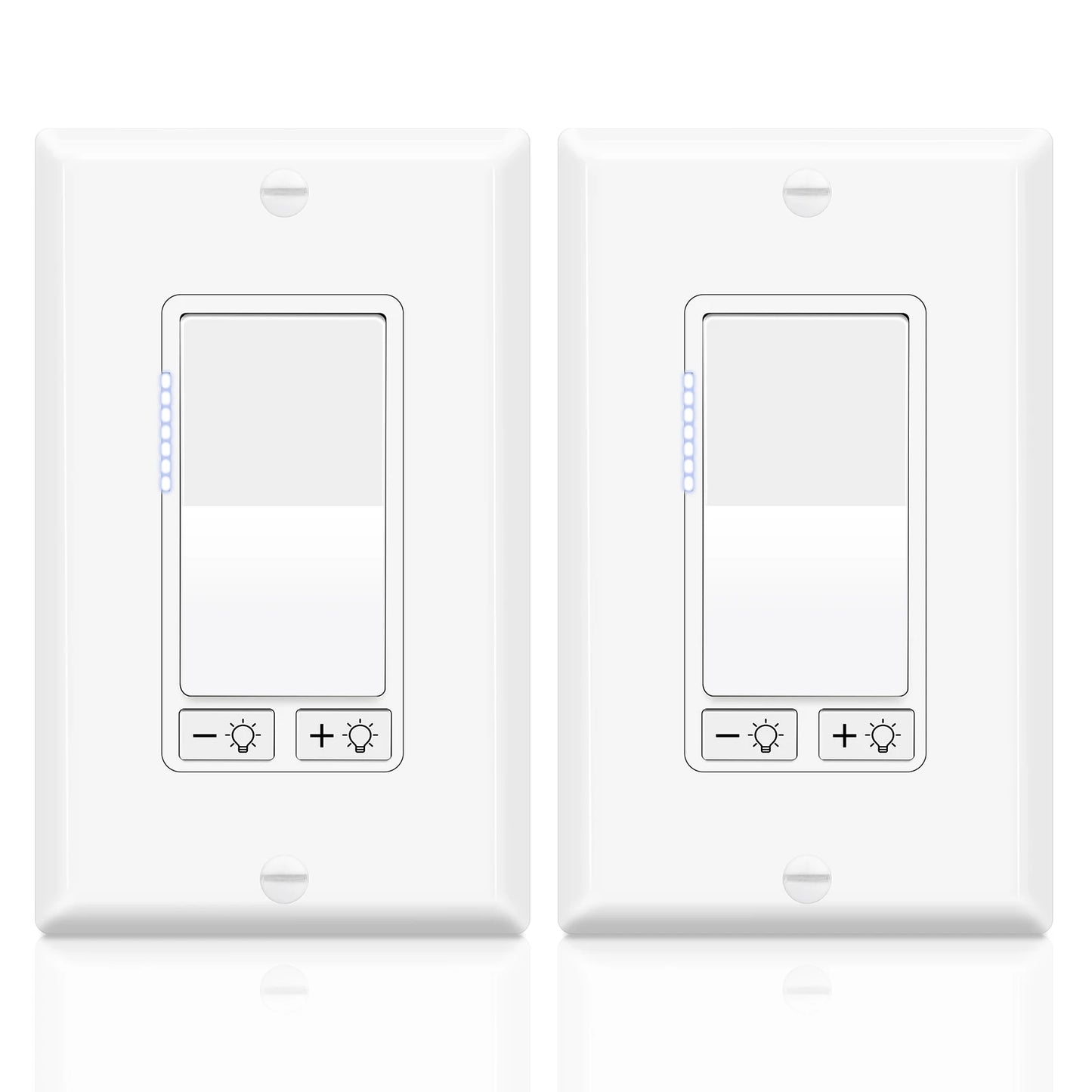 2-10PK Dimmer Light Switch 3 Way Dimmer Switch