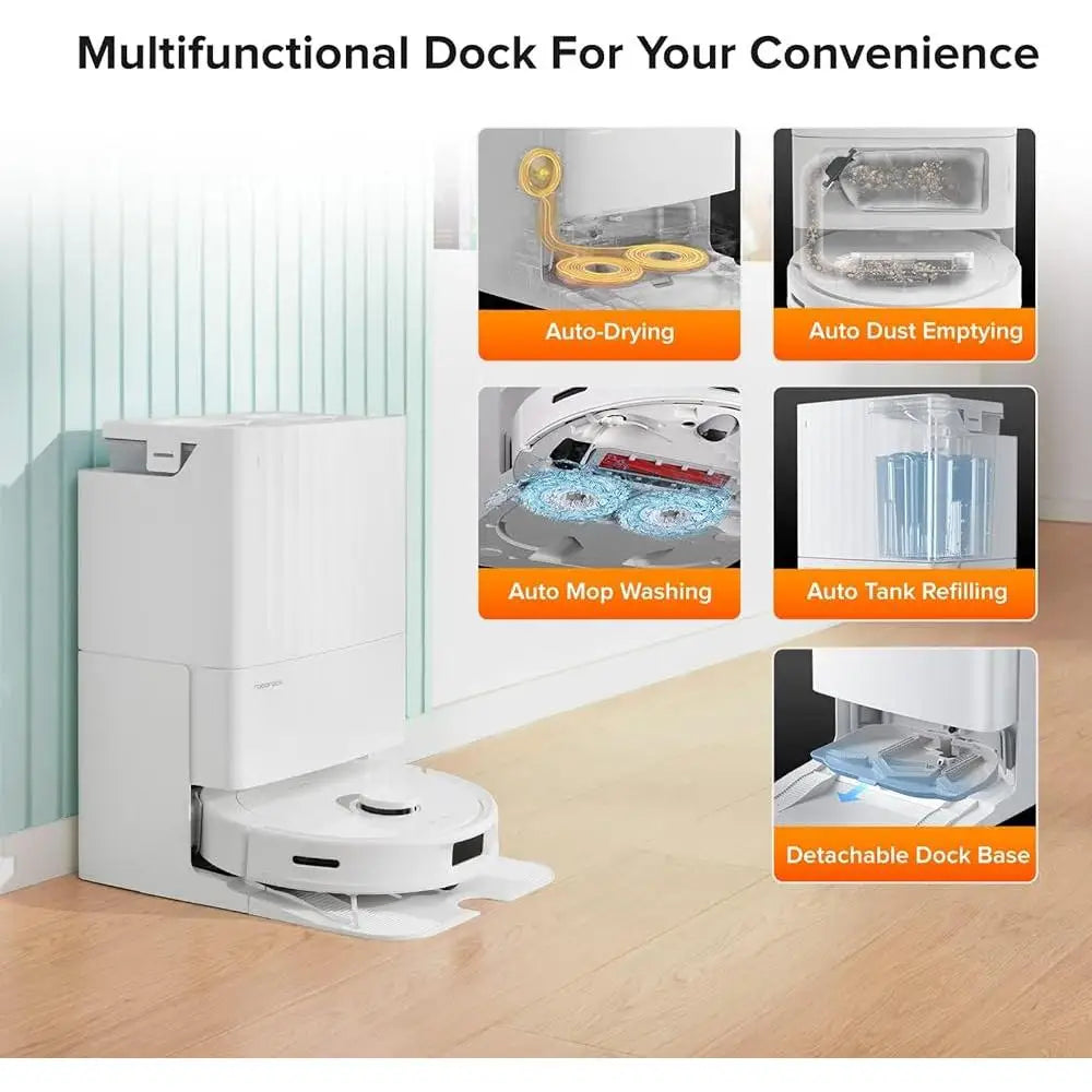 Roborock Qrevo Robot Vacuum Mop Auto-Drying Self-Emptying