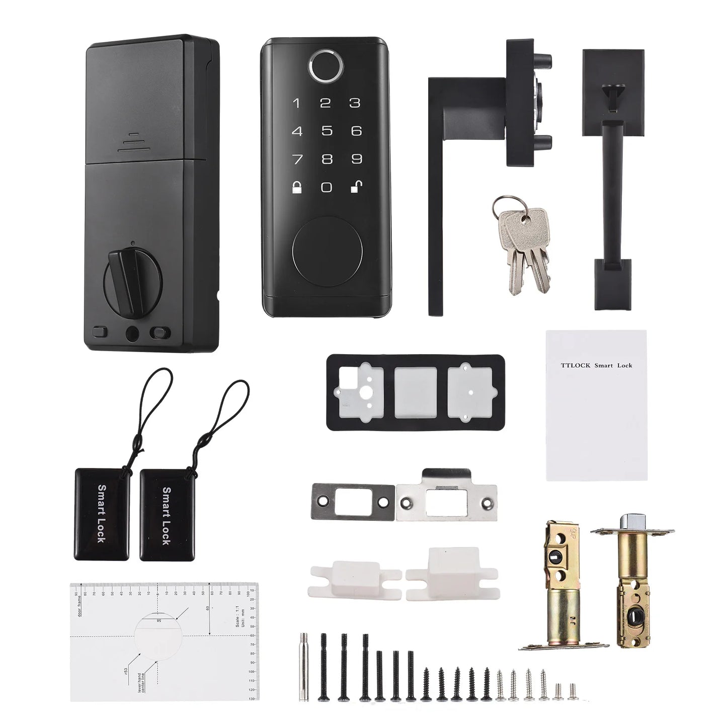 Smart Fingerprint Door Lock Front Door Electronic Keyless Entry