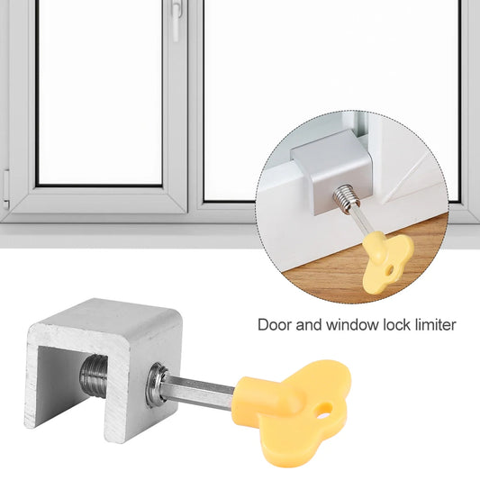 Door Window Lock Restrictor Adjustable
