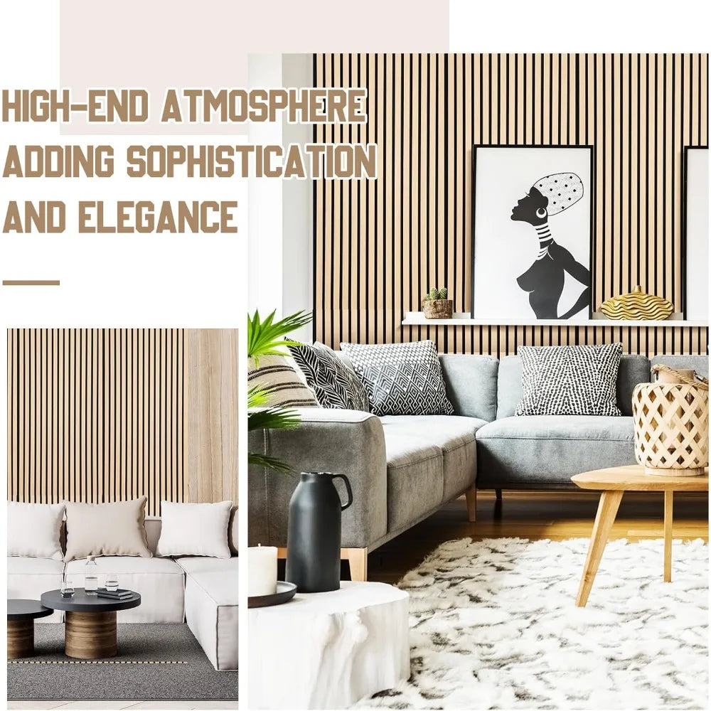 Acoustic Wood Wall Panels Decorative Soundproof Wall Panels