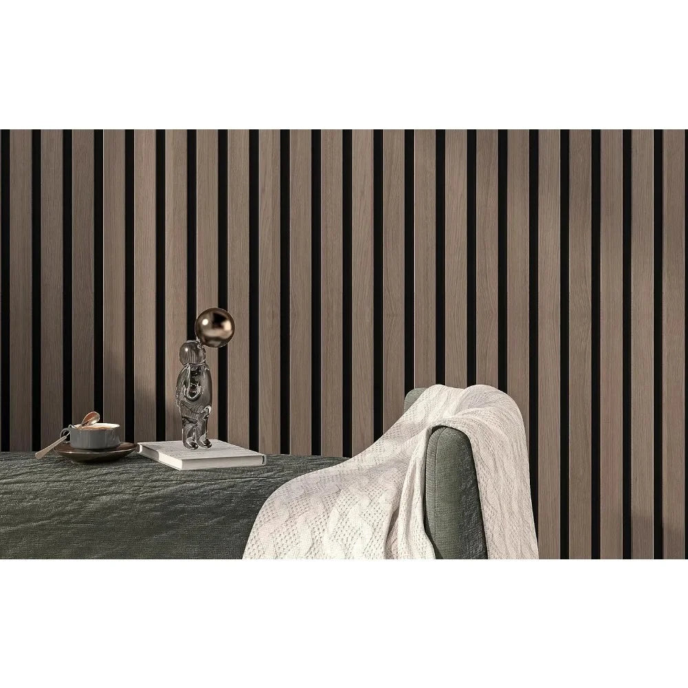 2 Pack -  W Soundproof Acoustic Wood Wall Panels
