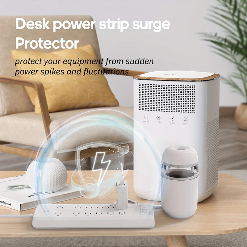16 Ports Power Strip US Plug AC Outlets Electrical Socket Extension