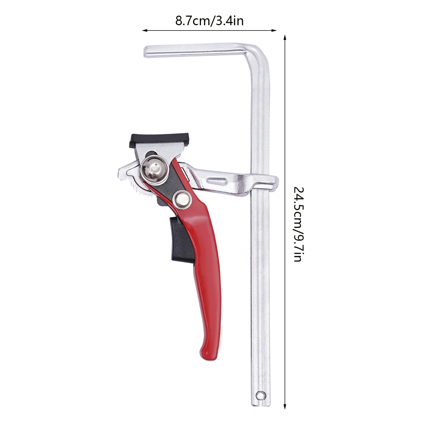 2PCS 40CR Quick Ratchet Clamps Track Saw Guide