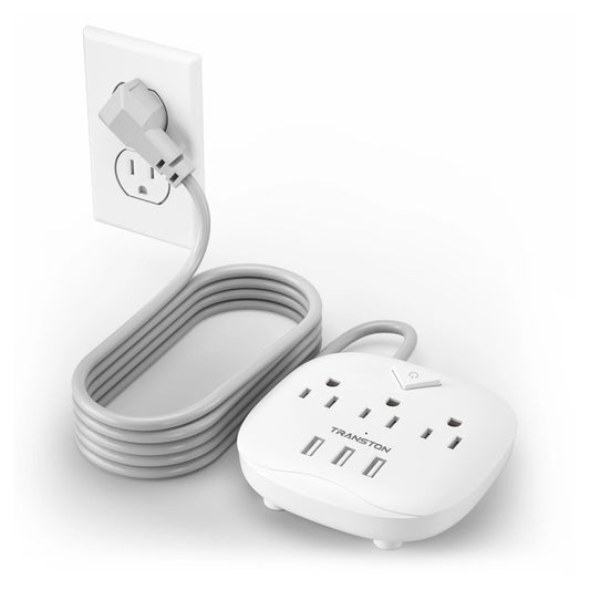 power strip   with switch, 3power strip  , 3 USB Ports