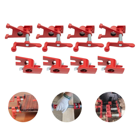 4 Pack 3/4" Wood Gluing Pipe Clamp Set Heavy Duty  Quick Release