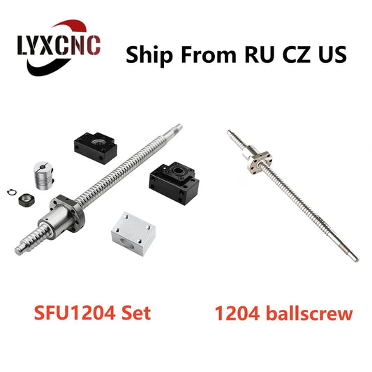 SFU1204 ballscrew / SFU1204 Set 200mm-1500mm C7 End Machined