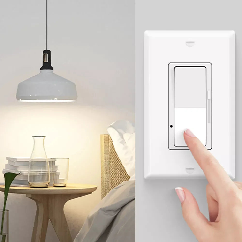 2 Pack Decora Dimmer Light Switch Single Pole / 3-Way - LED