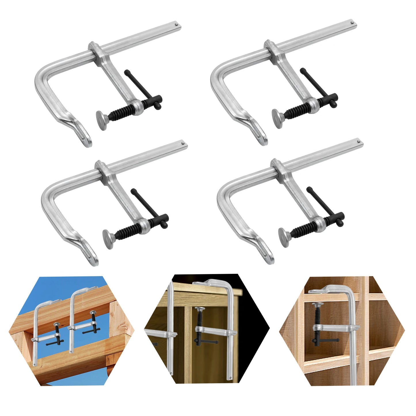4-piece F Welding Clamps