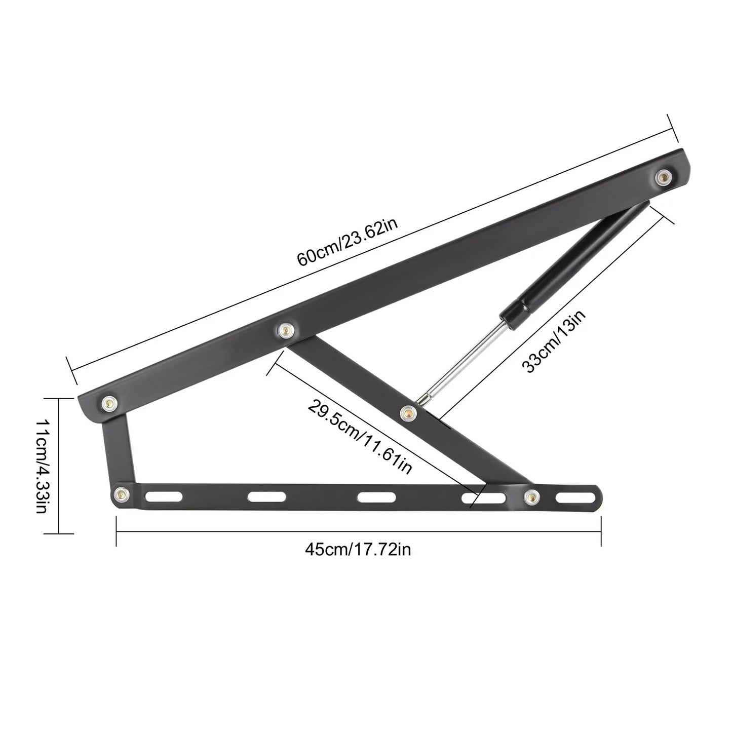 2Pcs Living Bed Lift Mechanism Sofa Lift Kit Bed Storage