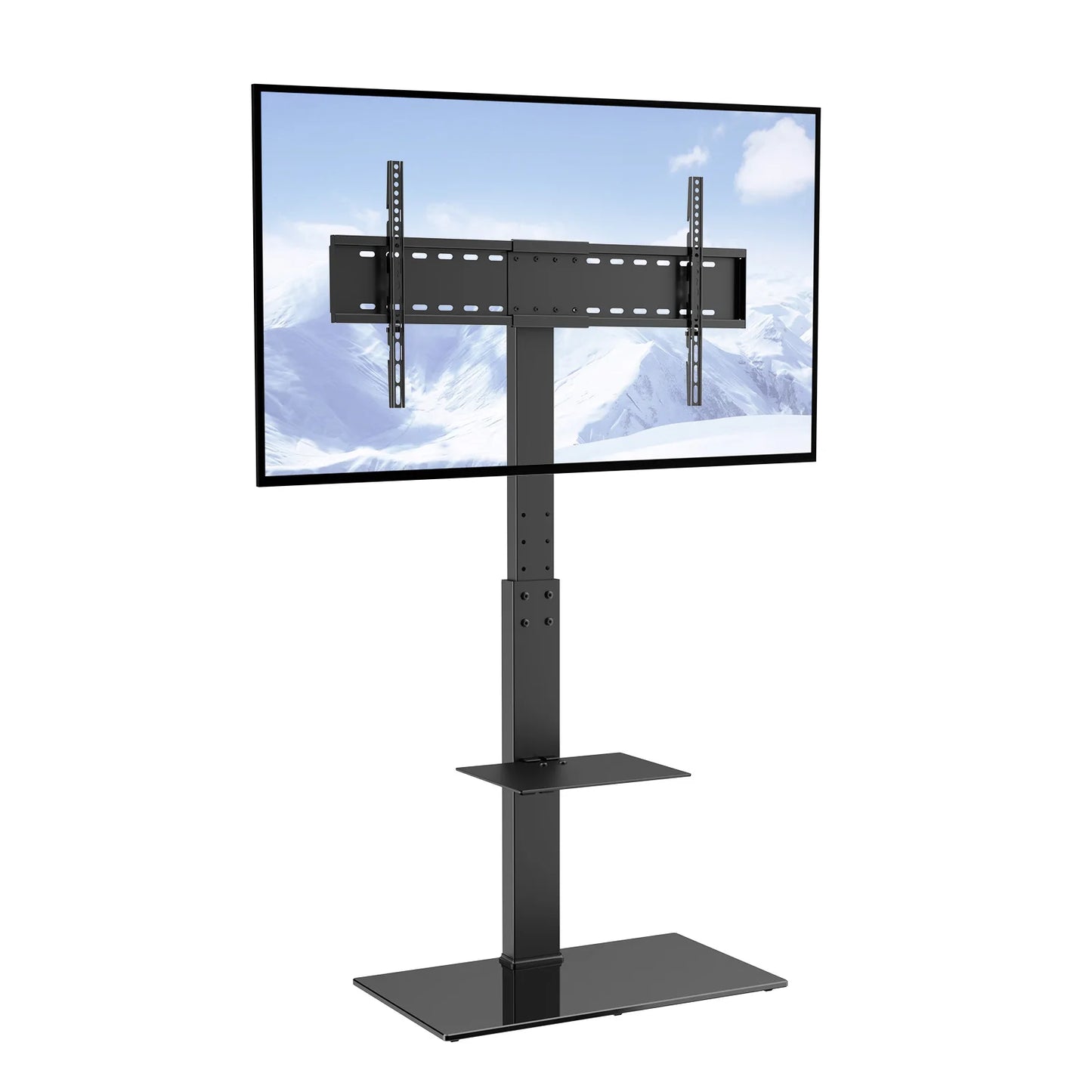 VEVOR TV Stand Mount Swivel Tall TV Stand, TV Height Adjustable Portable